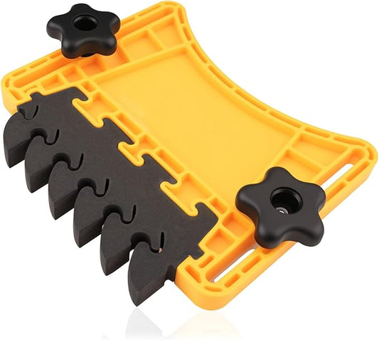 Featherboards for Table Saw, Featherboard Table Saw Safety Accessories to Reduce Kickback for Woodworking, Upgrade EVA Table Saw Featherboard for Table Saw, Band Saws and Router Tables