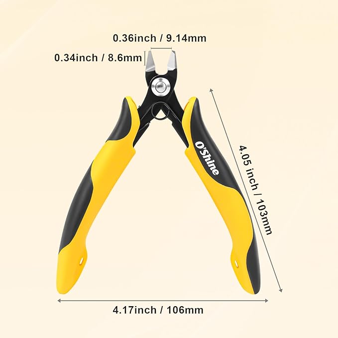 O?셎hine Single-Edged Sprue Cutter for Beginner, Single Blade Gunpla Gundam Hobby Model Kit Nippers & Clippers, Model Snips for Plastic Models, A Plastic Sheath Included