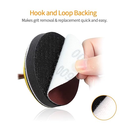 SPEEDWOX Hook and Loop Sanding Discs 100pcs 3 Inch 600 Grit Sandpaper for Wood Drill Grinder Rotary Tools No Hole