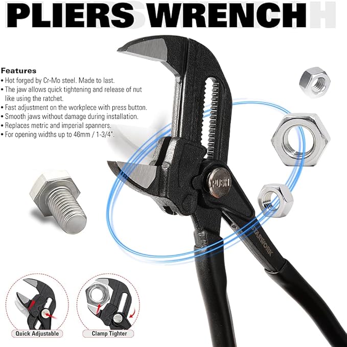 STARWORK TRUE MECHANIC??169-Piece Mechanics Tool Set, Professional, Metric