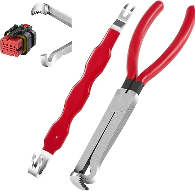 2026 New Electrical Disconnect Pliers, Upgraded Durable Terminal Removal Tool for Automotive Wiring Repair, Multi-Purpose Electrical Connector Removal Pliers Tool for Technician (1 Set)