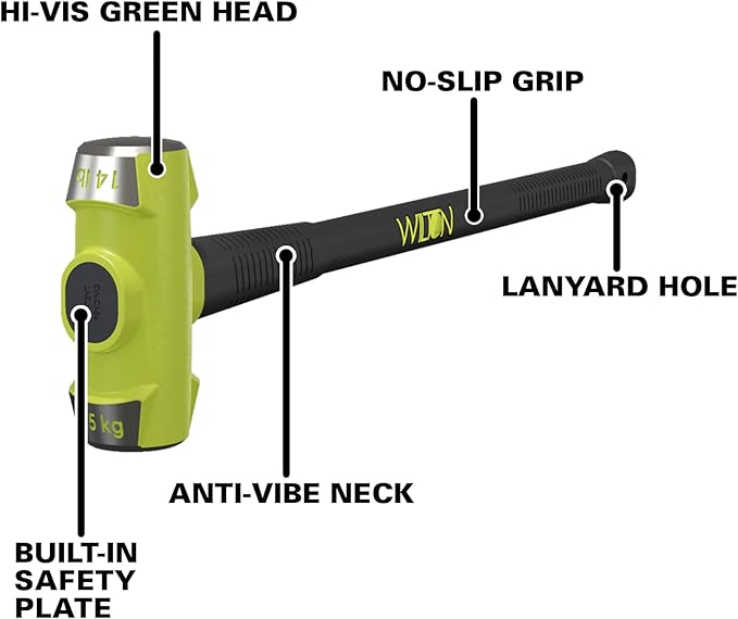 Wilton B.A.S.H 30" Sledge Hammer, 14 Lb Head (21430)