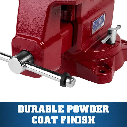 Wilton Utility HD Bench Vise, 6-1/2" Jaw Width, 6-1/4" Jaw Opening, 4-1/4" Throat (Model 656UHD)