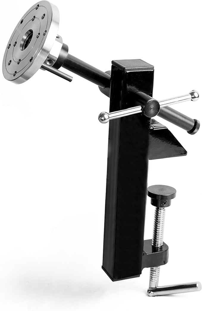 CV-3 Carving Vise with 4" Faceplate, Carving Vice for Woodworking,Carving Tools.