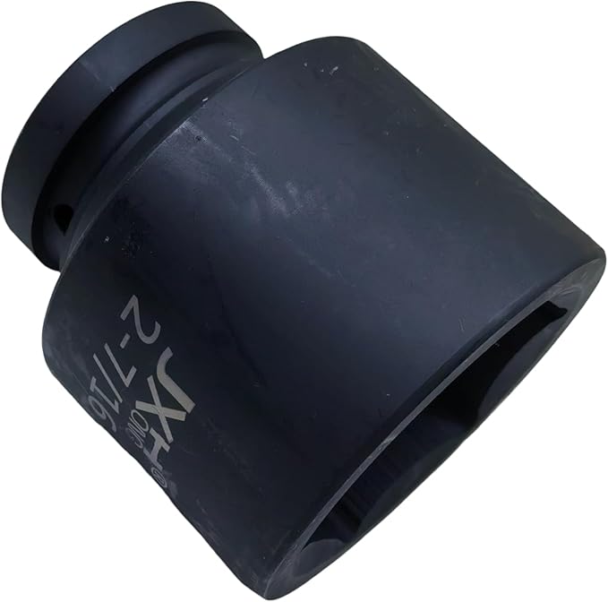 1" Drive 2-7/16" Jumbo Impact Socket, 6-Point, Heat Treated Cr-Mo Alloy Steel