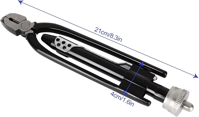 STARVAST 6-Inch Safety Wire Pliers - Aviation Wire Twisting Tool, Black