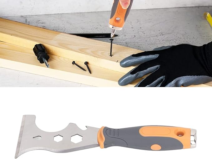 Paint Scraper 16 in 1 Putty Knife Painters Tool Paint Scraper Tool for Wood, Wallpaper Scraper