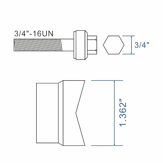AMZCNC Manual Knockout Punch Kit, Heavy Duty Metal Sheet Knock Out Box Hole Cutter Conduit Punch Driver Die Set ((Conduit Hole Size) 1" Knockout Punch)