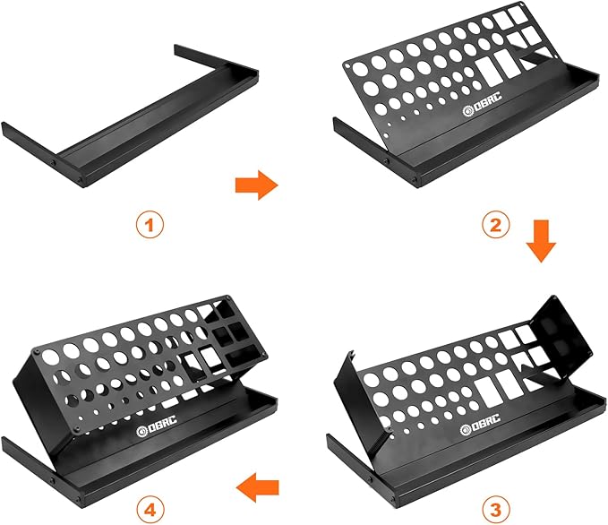 OGRC Screwdriver Storage Rack RC Repair Tool Shelf Screwdriver Organizer Holder Desktop Hand Tool Stand for Hex Cross Screw Driver Tool Kit