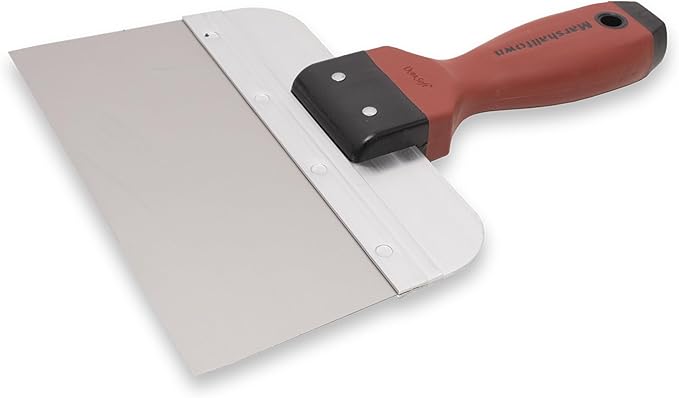 MARSHALLTOWN DuraSoft Taping Knife, 6 Inch Stainless Steel Blade, Made in the USA, For Drywall Finishing, 3506SD