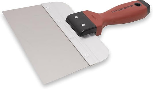 MARSHALLTOWN DuraSoft Taping Knife, 6 Inch Stainless Steel Blade, Made in the USA, For Drywall Finishing, 3506SD