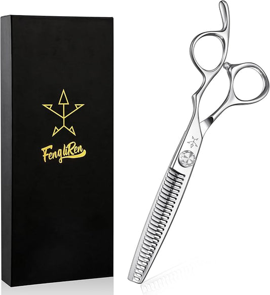 High-end Professional Hair Thinning Scissors Hair Cutting Teeth Shears Barber Hairdressing Texturizing Scissor Extremely Very Sharp 6.25 Inch Stainless Steel Alloy For Men,Women,Salon & Home