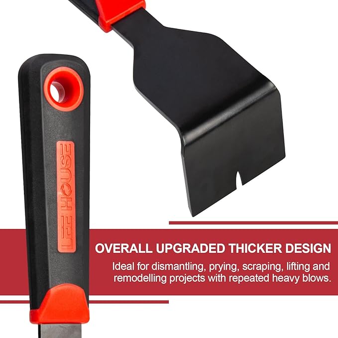 Removal Multi-Tool,Tile Removal Tool,Wood Trim Puller,Tile Removal Tool Baseboard Removal Tool for Removing Wood Floor,Tiles,Nail Pulling