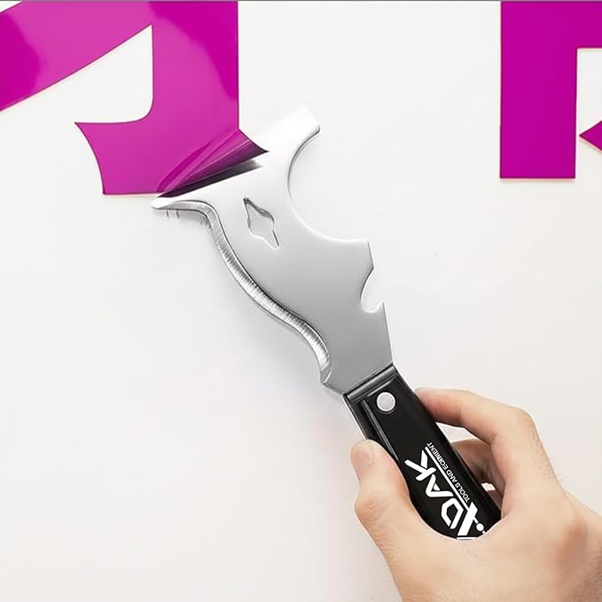Adak 10-in-1 Paint Scraper and Painter?셲 Tool ??Multi-Purpose Painter?셲 Knife, Putty & Spackle Scraper for Wood, Metal & Wall Repairs ??Ideal for Painting, Cleaning & Finishing Jobs