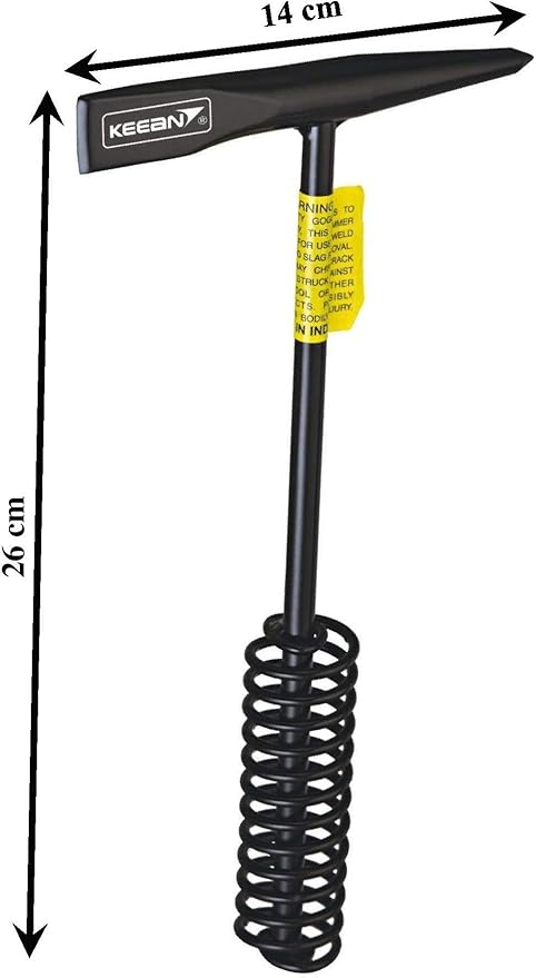 WELDING CHIPPING HAMMER WITH CYLINDRICAL SPRING GRIP