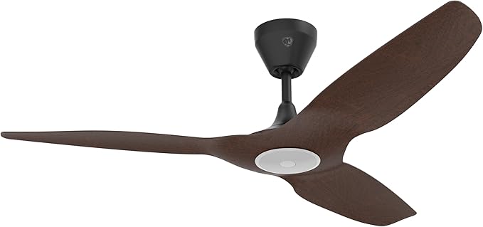 Big Ass Fans ??Haiku L, Smart Ceiling Fan ??Energy Efficient Cooling for Home, Bedroom, Office, Living Space, and More ??16 Lighting Settings with 7 Speed Settings ??52??- Cocoa/Black