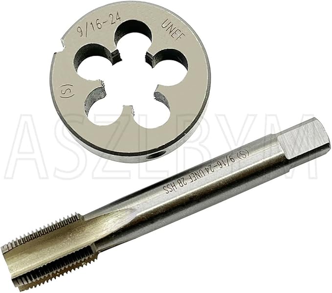 ASZLBYM 9/16-24" Tap And Die Set 竊똗NEF HSS right hand Machine Tap & Die