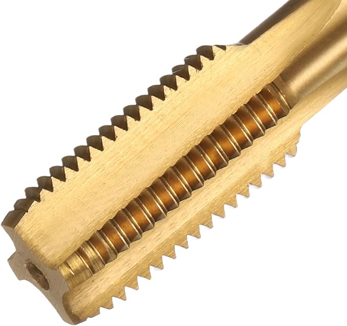 uxcell Metric Thread Tap M11 x 1.25 H2 130mm Straight Flute Screw Thread Milling Machine Taps Threading Tapping Repair Tool