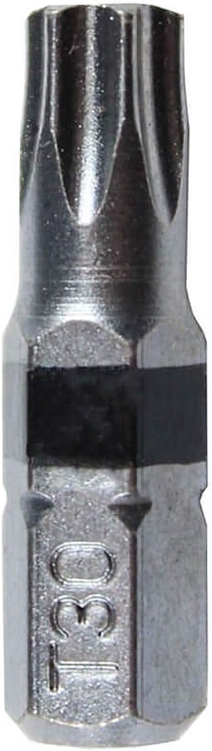 T30 (T-30) Torx/Star Driver Bit - Color Coded T30 x 1" Torx/Star Drive Bit for Screws and Fasteners Requiring T30 (T-30) Size Bits (EACH)