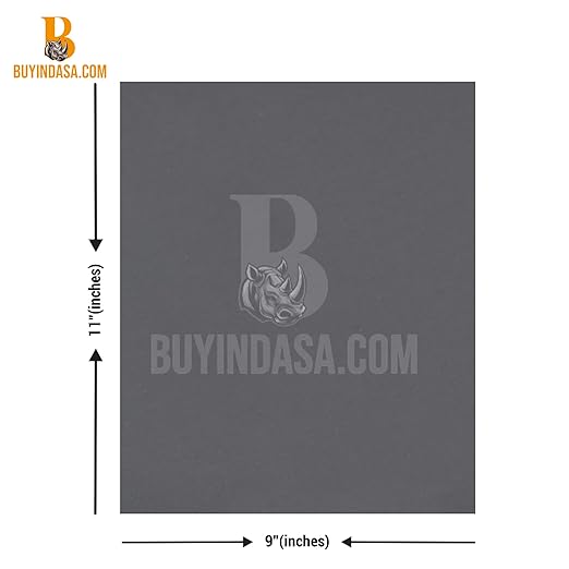 Indasa 50 PCS 9x11??Wet & Dry Sandpaper Sheets, 600 GRIT, Clog-Resistant Abrasive for Wood, Metal, Auto, Paint & Clear Coat Finishing, Sand Paper Silicon Carbide, Plusline