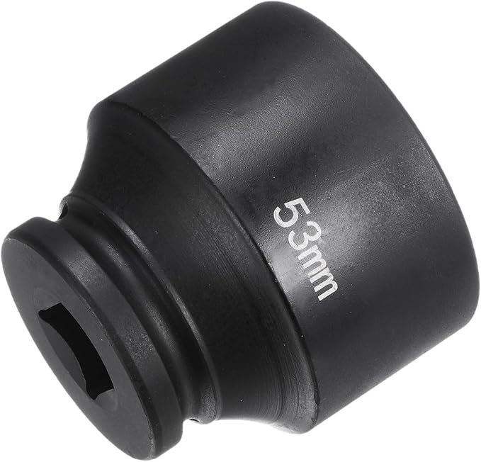 HARFINGTON 6-Point Impact Socket 3/4" Drive 53mm Metric 40Cr Alloy Steel Spindle Axle Nut Impact Socket