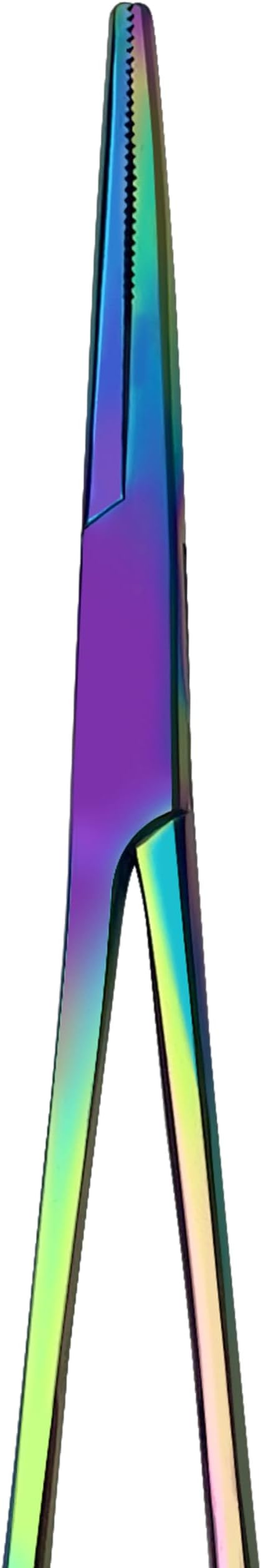 Bandage, Castroviejo, & Iris Scissors, & Kelly, & Mosquito Forceps Rainbow - Stainless Steel, DIY Crafting Scissors and Forceps Multicolors (Mosquito Forceps, 5 inches Straight)