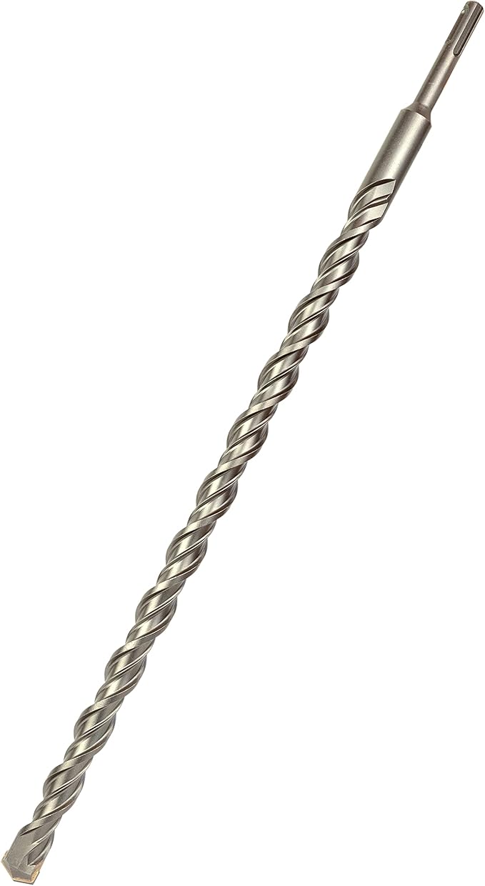 3/4 Inch x 18 Inch SDS Plus Rotary Hammer Drill Bit, Carbide Tipped for Brick, Stone, and Concrete (3/4" x 16" x 18")