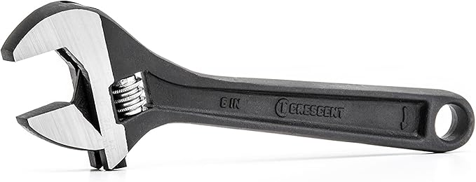Crescent 6" Adjustable Black Oxide Wrench - Carded - AT26VS
