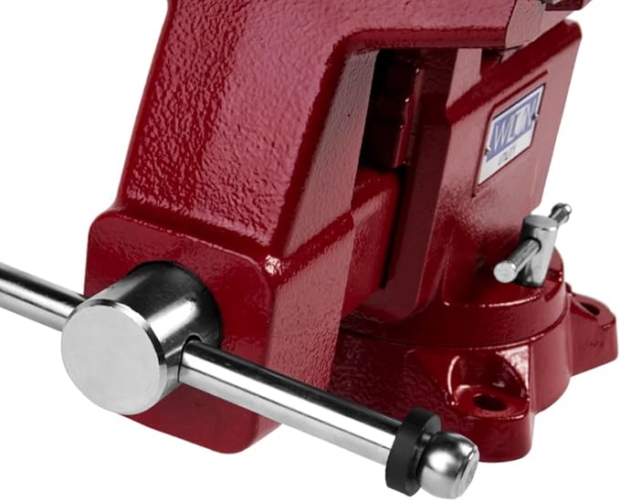 Wilton Utility Bench Vise, 6-1/2??Jaw Width, 6" Jaw Opening, 4" Throat (Model 676U)