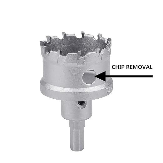 27mm竊?1-1/16 inch 竊?Metal Steel Hole Saw with 2 Drill Bits, Hole Cutter for Thick Metal,Stainless Steel,Iron and Wood (27mm竊?1-1/16 inch 竊?