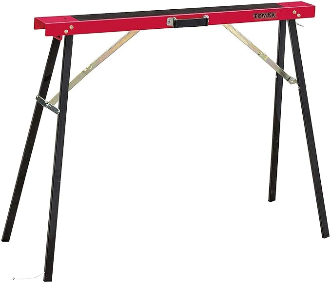TOMAX Portable Folding Sawhorse Heavy Duty 275lb Weight Capacity Each Twin Pack