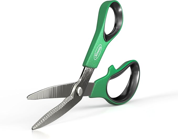 Scotts 8 in. All-Purpose Steel Garden Utility Shears with Serrated Blades ??Comfort Grip Yard and Garden Scissors for Pruning Plants, Flowers, and Herbs