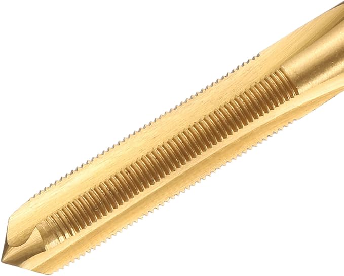 uxcell Metric Thread Tap M6 x 0.5 H2 100mm Straight Flute Screw Thread Milling Machine Taps Threading Tapping Repair Tool