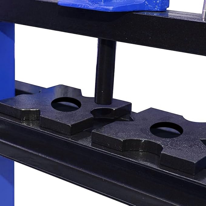 2 Pack Arbor Press Plate, 20 T Shop Press Plates AR400F Metal Material, H Frame Thickened Hydraulic Shop Press Plate Tool, 5 Notch (1"X 5"X 5")