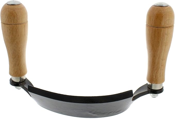 Draw Knife 10" Curved Draw Shave Woodworking Tool (Curved-10 inches)