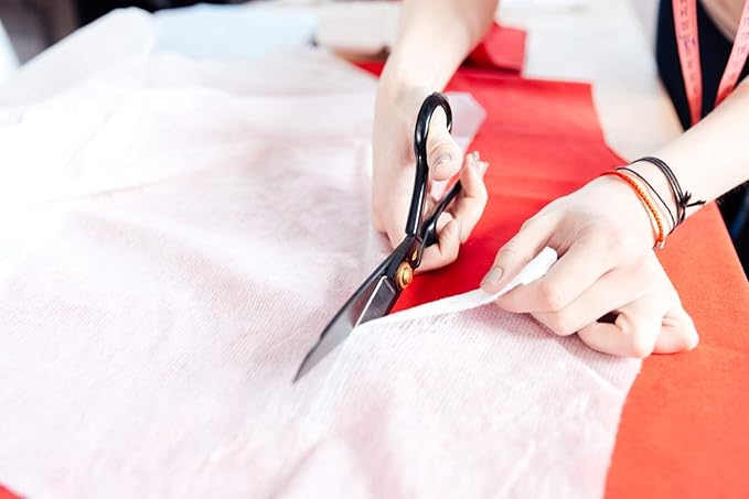 Sewing Scissors 9 inch + Free Hobby Knife ??Industrial Scissors Heavy Duty Stronger Than Stainless Steel; Professional For Fabric Leather, Dressmaking, Tailoring, Quilting, Home & Office, Art & School