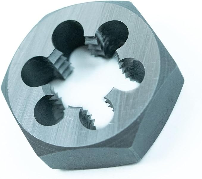 Century Drill & Tool, 98215, 3/4-10 NC, Hex Die, Precision Cut External Threads, High Carbon Alloy Steel