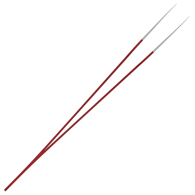 Ingrown Hair Tweezers | Pointed Tip | Red | Precision Stainless Steel | Extra Sharp and Perfectly Aligned for Ingrown Hair Treatment & Splinter Removal For Men and Women | By Tweezees