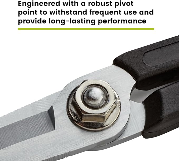 TRUE CABLE Kevlar Shear Scissors, 5.50", Industrial Grade High Carbon Steel, Fiber Optic Cable Cutter for Kevlar, Dyneema, Technora, Carbon Fiber, Fiberglass