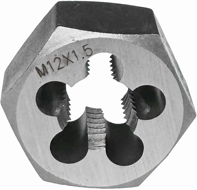 Yamesh M12 x 1.5 Hex Die Rethreading Die Thread Die Carton Steel For Right Hand