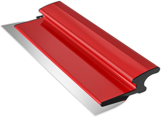 Ceeintee 16 Inch Drywall Skimming Blade, Replaceable 0.35mm Stainless Steel Blade, Drywall Trowel for Gyprock, Drywall and Wall-Boardrd, Ergonomically Designed Grip