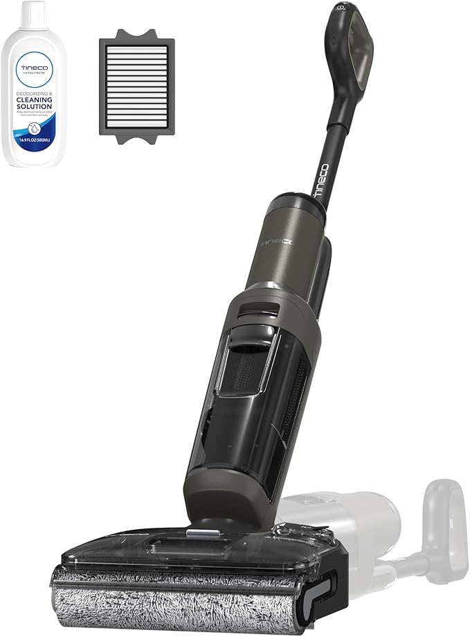 Tineco Floor ONE i6 Stretch Wet Dry Vacuum Cleaner, Vacuum & Mop All in One, 20kpa Powerful Suction, Up to 40 Minutes Runtime, 180째 Lay-Flat, Anti-Tangle Design, Full-Path Self-Cleaning&185??Flashdry