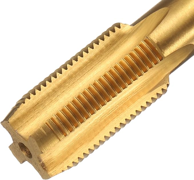 uxcell Metric Thread Tap M12 x 1 H2 160mm Straight Flute Screw Thread Milling Machine Taps Threading Tapping Repair Tool