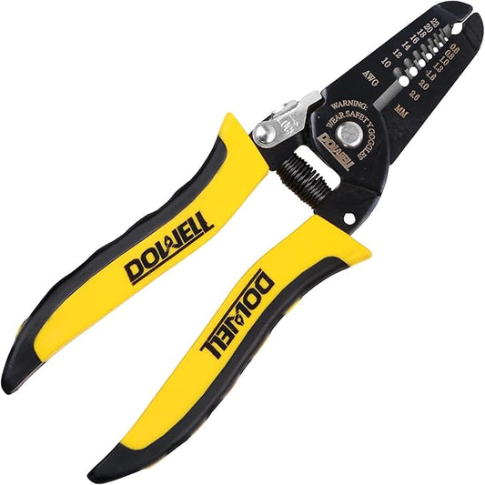 DOWELL 10-22 AWG Wire Stripper Cutter Wire Stripping Tool And Multi-Function Hand Tool竊똏rofessional Handle Design And Refined Craftsmanship.