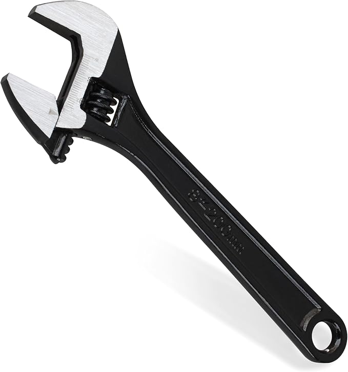 CNGGV 8" Adjustable Wrench Fits for Automotive Plumbing and Home Improvement