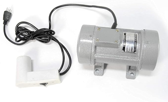 Nisorpa Concrete Vibrator, 280W Power Concrete Vibrator Motor for Concrete Vibrating Table, 110V Concrete Vibrator Vibration Motor, 60HZ 2840rpm with US Plug and 5.9fts Power Cable