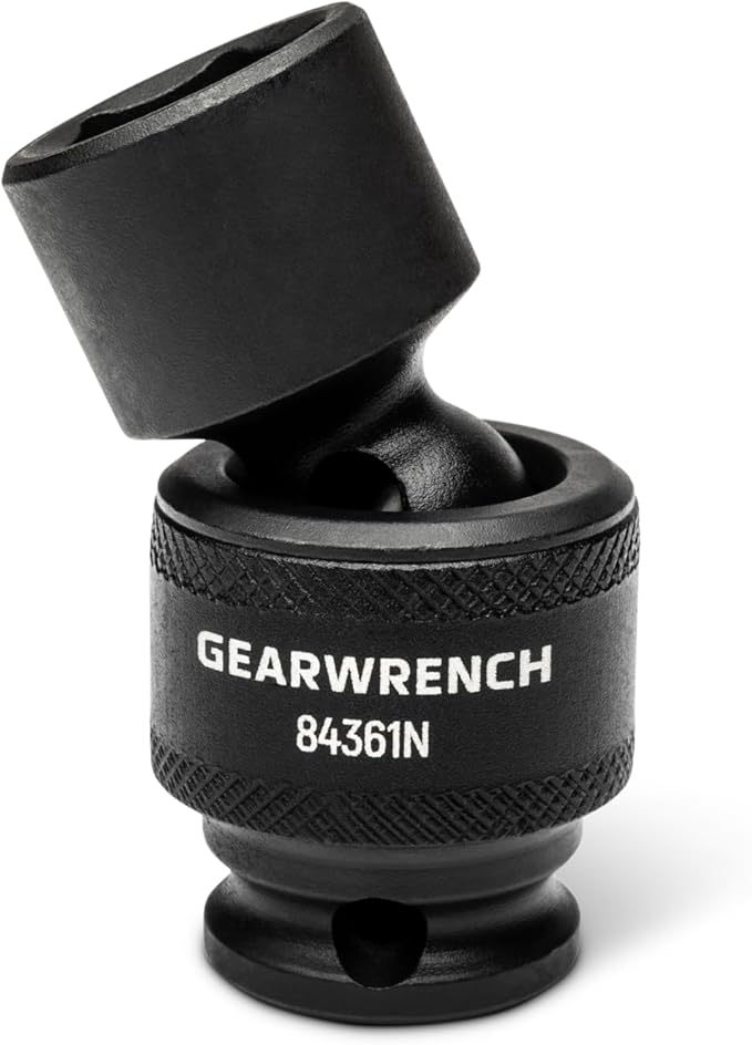 GEARWRENCH 15 Piece 3/8inch Drive 6 Point Universal Impact Socket Set, Metric - 84918N