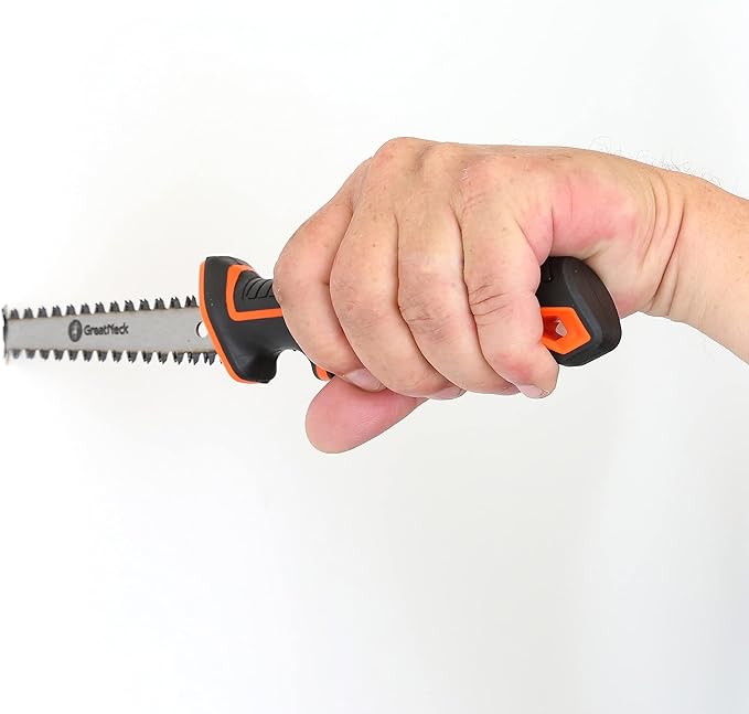 GreatNeck 74031 Double Edge Jab Saw and Sheath, Drywall Cutting Tool, Double Sided Saw, Sheetrock Jab Saw, Durable Sheath Included