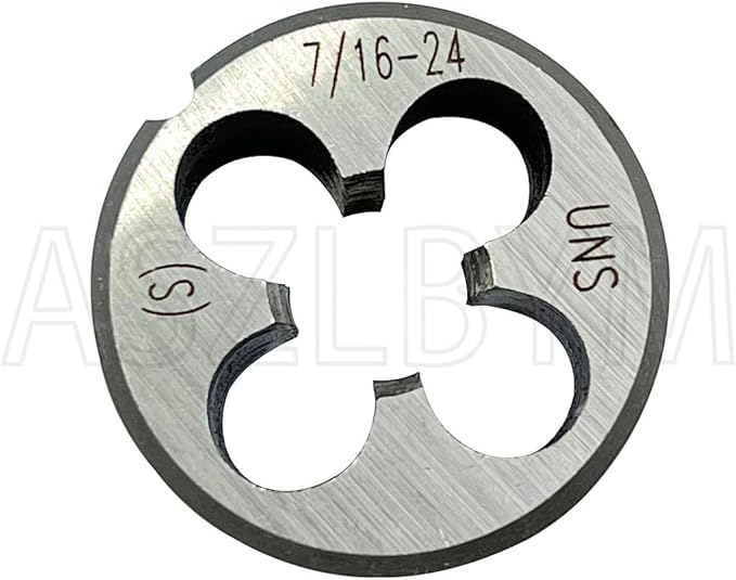ASZLBYM 7/16-24 HSS Tap And Die Set竊?UNS Machine Thread Tap and UNS Round Thread Die Right Hand