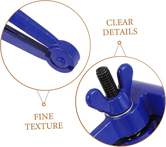 Spheroidal Graphite Steel Hand Vice Durable Fixed Pliers for Woodworking Metalworking Lightweight Handheld Clamp Design Easy Operation